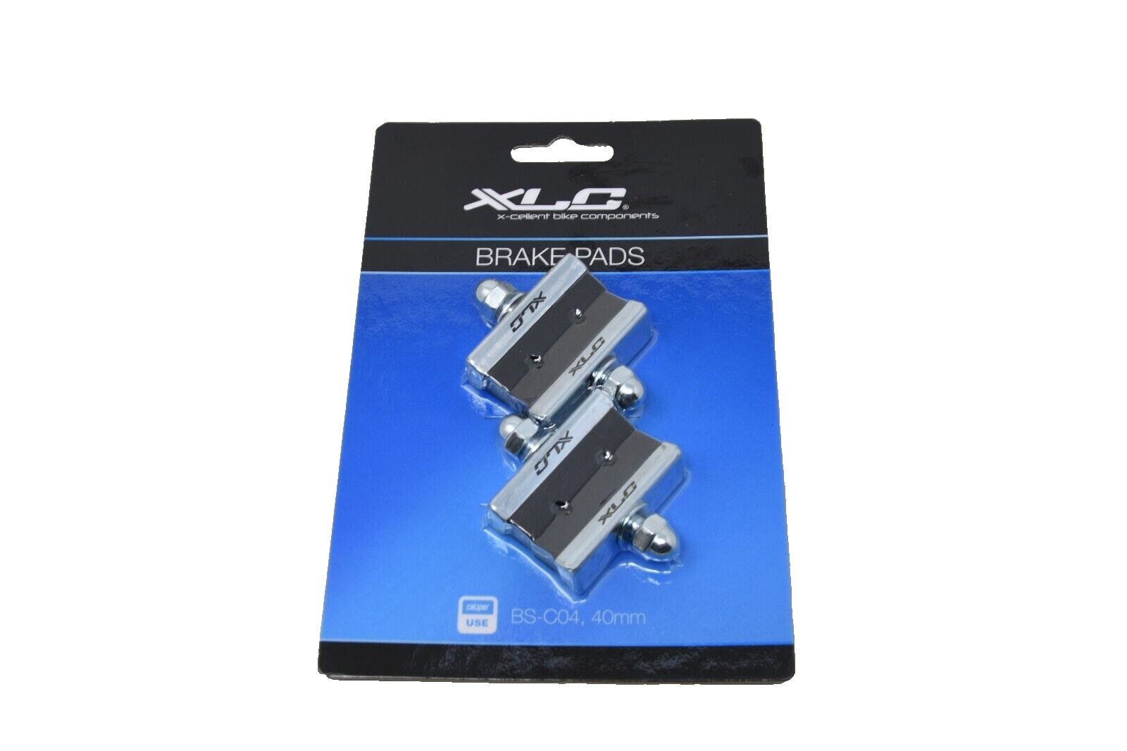 2 Pairs Of XLC Road Bike Brake Blocks X Tread Pattern Caliper Brake 40mm Pads
