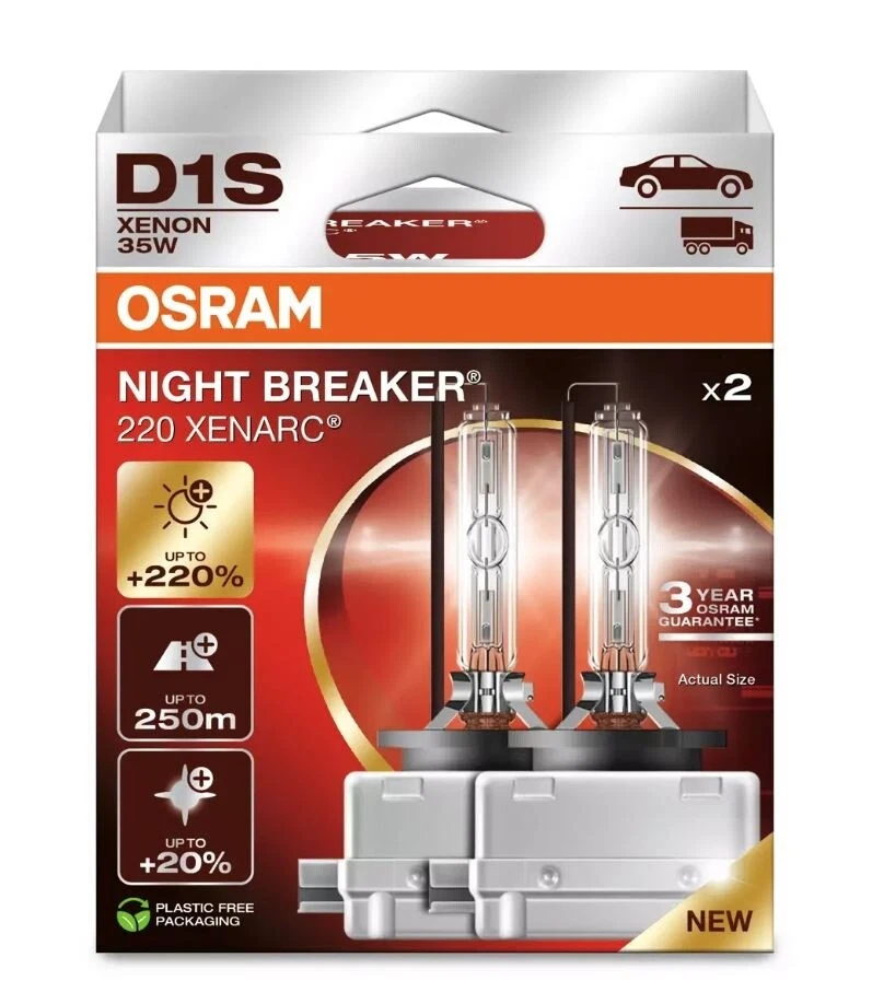 2x OSRAM D1S NIGHT BREAKER NEXT GEN +220% Xenon Version 2025 - Bild 4 von 4