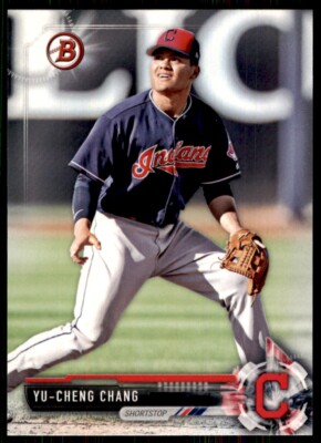 2017 Bowman Draft Yu-Cheng Chang Rookie Cleveland Indians #BD-7 MLB Baseball