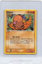 DIGLETT 61/112 - NON-Holo - Fire Red & Leaf Green - 2004 Pokémon Card - NM/LP