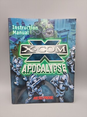 X-Com Apocalypse Micro Prose PC Video Game Manual No Game