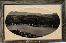 PC TURKEY KANLIDJA BOSPORUS BOSPHORE PANORAMIC VIEW VINTAGE POSTCARD (b60811)