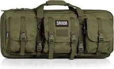 Tactical Double Rifle Bag Short Barrel Gun Firearm Soft Case Subgun 24" 28" 32"