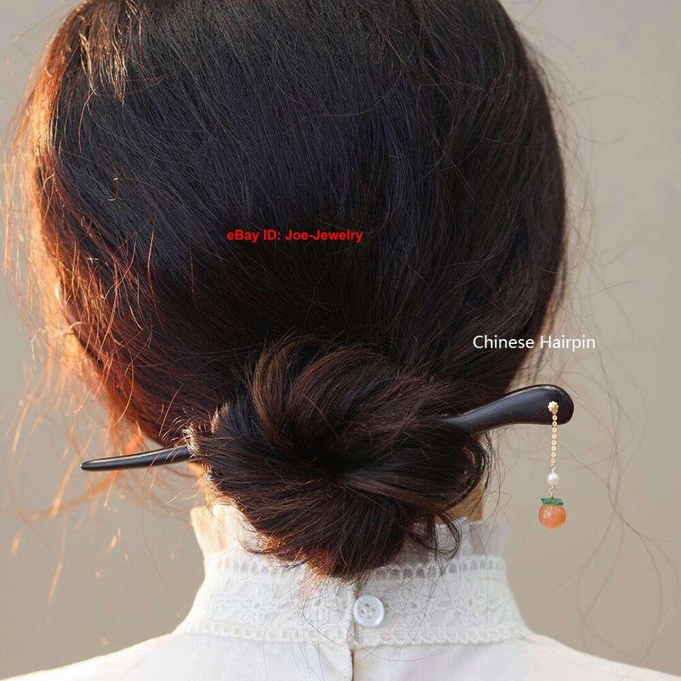 Solid 999 Fine Silver Hairpin Lucky Ruyi-Shaped Chinese Hair Pin 6.49inch L - image 2 of 4