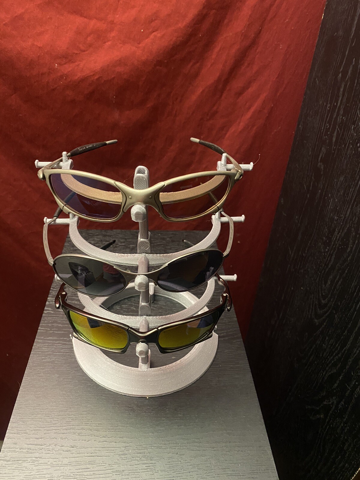 3D Print Oakley Sunglasses Holder Display Stand Gunmetal Grey Silver eBay