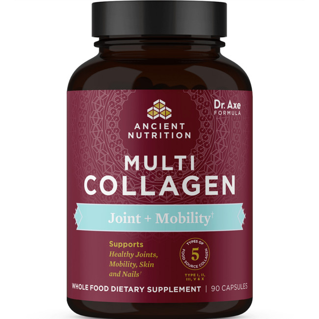 Мультиколлагеновый сустав Ancient Nutrition + подвижность 90 капсул