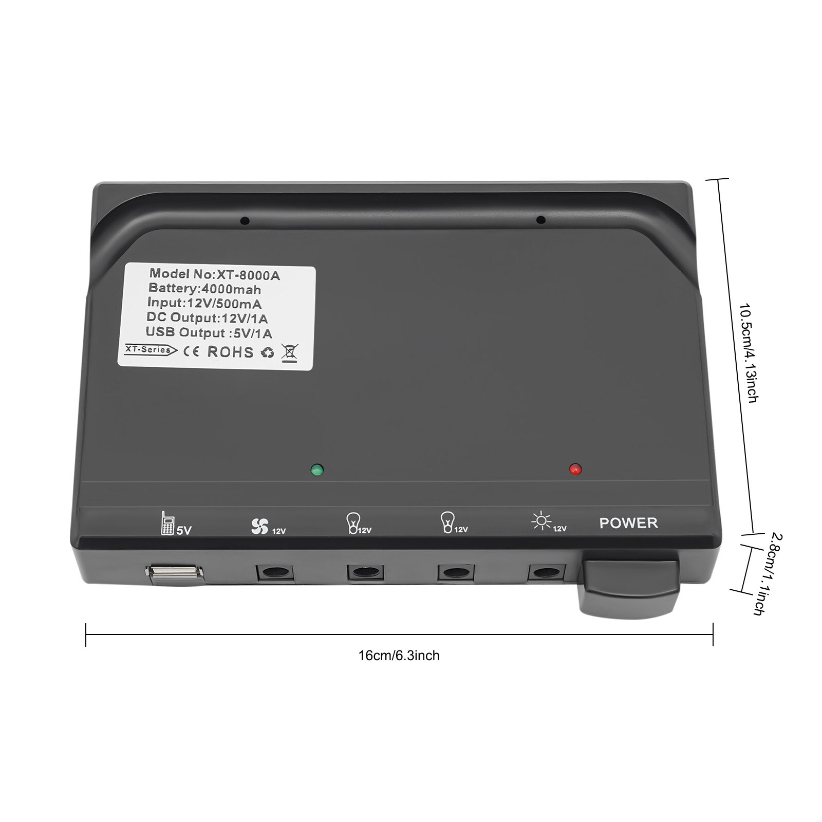 Portable Solar Power Panel Generator Kit Camping Battery Pack Power Station USA