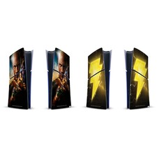 OFFICIAL BLACK ADAM GRAPHIC ART VINYL SKIN FOR PS5 SLIM DIGITAL EDITION CONSOLE
