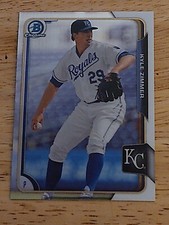 2015 Bowman Chrome Kyle Zimmer Kansas City Royals Prospect RC 