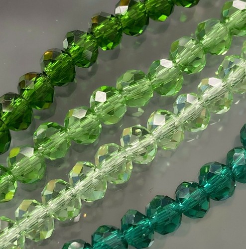 Perles de verre cristal à facettes 4 mm | bricolage bijoux bricolage lot de 400 pièces / 7,5 €; 120 pièces / 3 € - Photo 17/85
