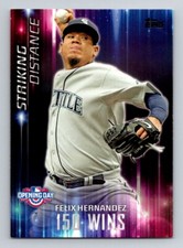 2016 TOPPS OPENING DAY STRIKING DISTANCE BASEBALL CARD FELIX HERNANDEZ #SD-7 MLB