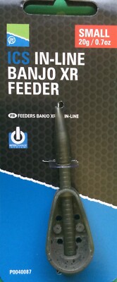 PRESTON INNOVATIONS ICS IN LINE BANJO XR FEEDER in SMALL, MEDIUM or LARGE