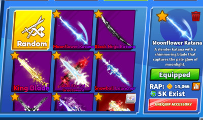 blade ball inventory (read description)