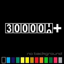 300000 Miles Sticker Vinyl Decal 300k High Mileage Km Car Window Funny Fck Jdm 300000 Miles Sticker Vinyl Decal 300k High Mileage Km Car Window Funny Fck Jdm