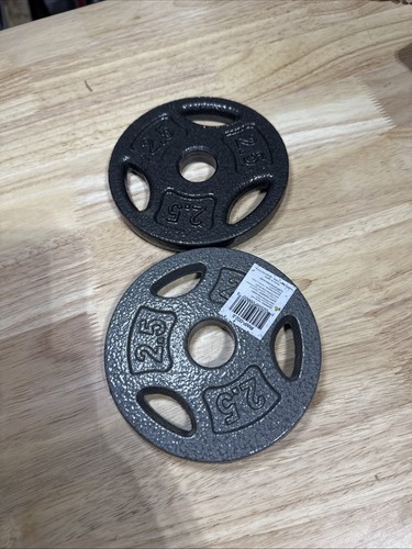 2,5 Pfund x 2 Griff Stil 1" Standard Hantelscheiben (5 Pfund insgesamt)