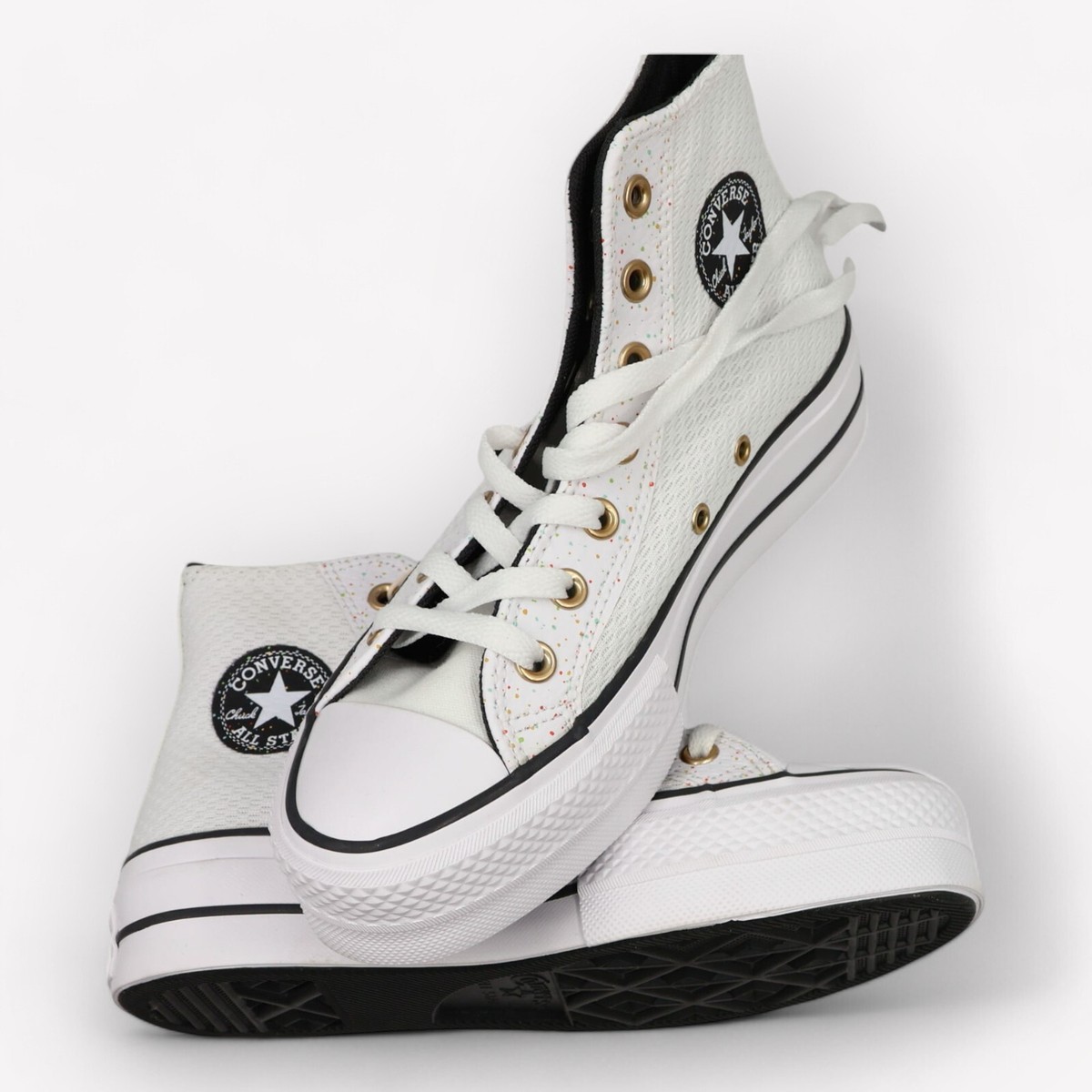 Converse Chuck Taylor 24cmホワイト厚底　未使用 NEW* Unisex CONVERSE Chuck Taylor ALL STAR HIGH TOP