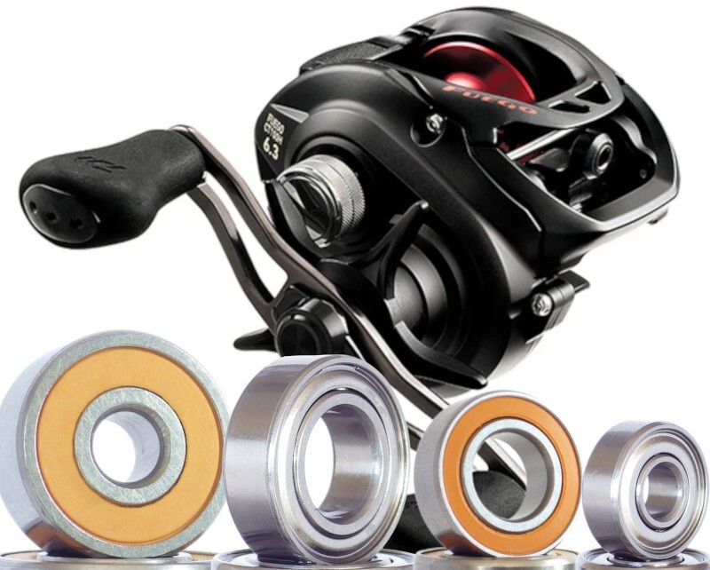 Daiwa Fuego CT 100H / 100HS / 100XS Bearing Kits - Stainless Steel