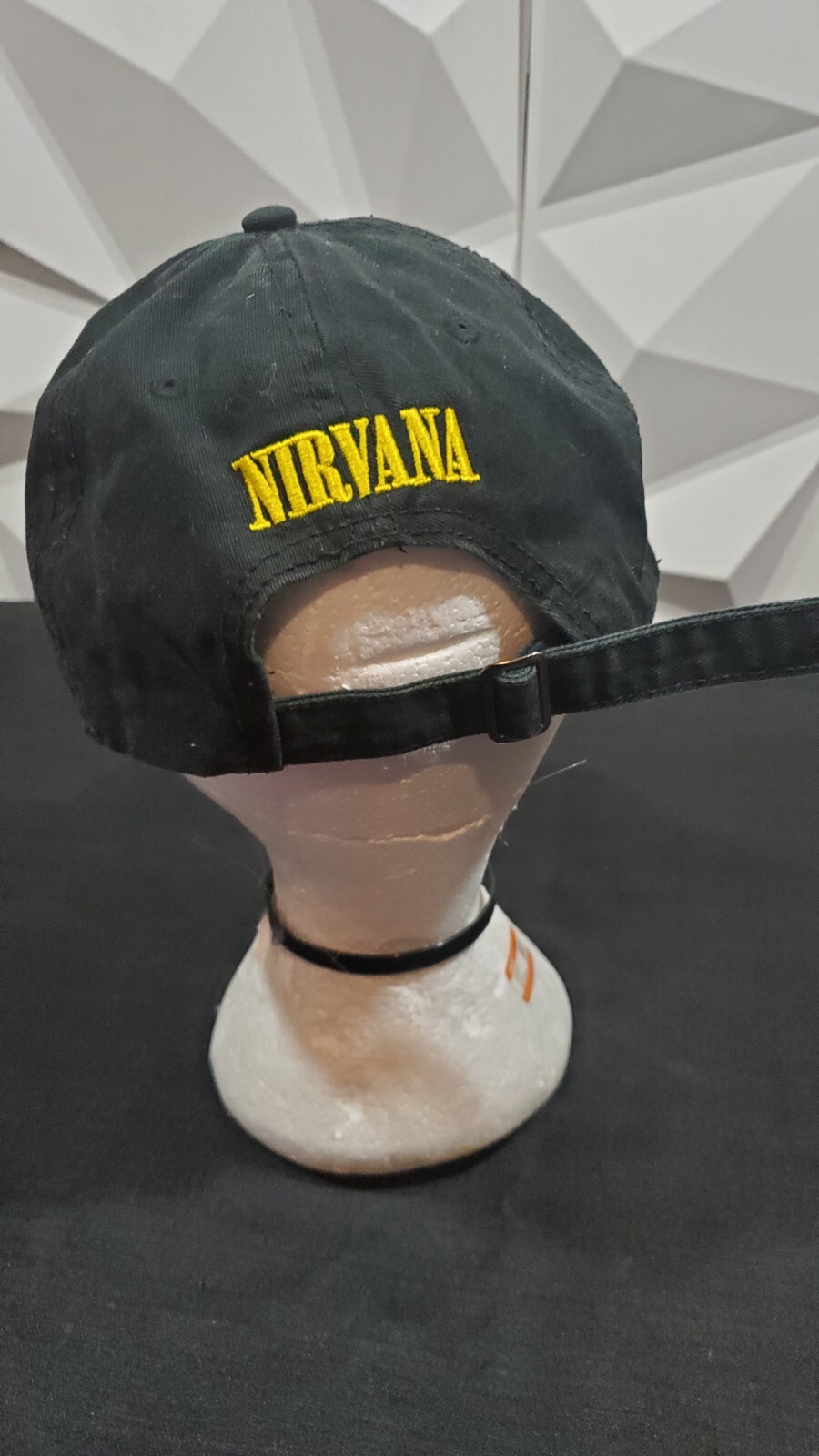 nirvana logo black hat adjustable - image 2