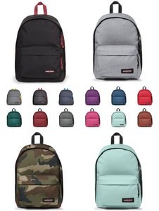 eastpak grey backpack