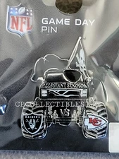 Las Vegas Raiders VS Kansas City Chiefs GAME DAY PIN 10/27/2024 NEW