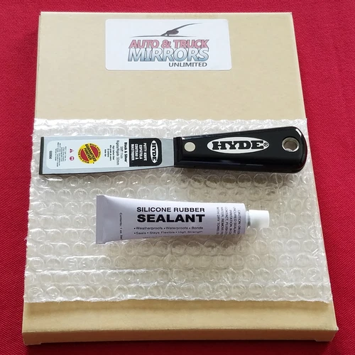 Side Glass Silicone Adhesive Glue & Mirror Removal Scraper Tool