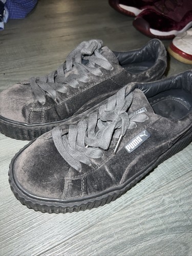 Puma x FENTY by Rihanna Velvet Creeper Women’s Shoes, Glacier Gray Size 8
