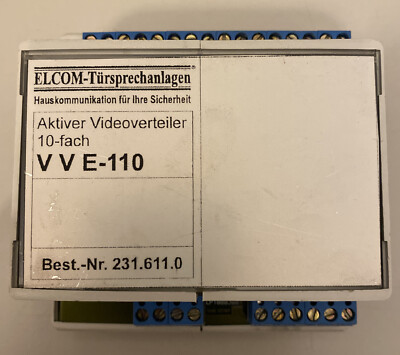 ELCOM VVE-110  231.611.0 Aktiver Videoverteiler  10-fach