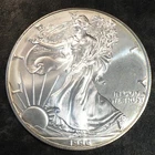 1996 Uncirculated American Silver Eagle US Mint Issue 1oz Pure Silver #o444