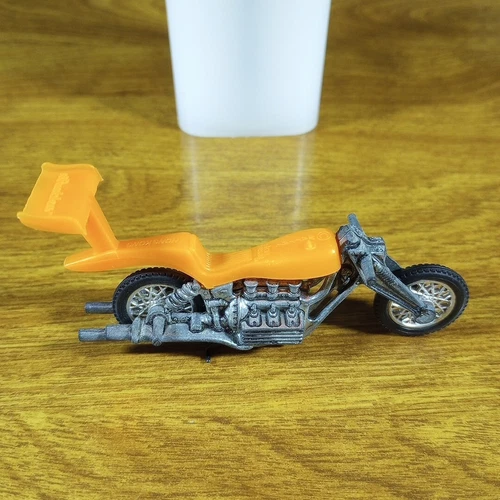 Vintage Hot Wheels RRRumblers High Tailer Orange Hong Kong 1971 Motorcycle