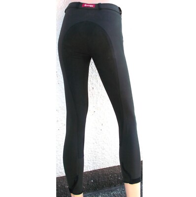 Cavallo Reithose Cara, Vollbesatz, schiefer-schwarz, Stiefelreithose