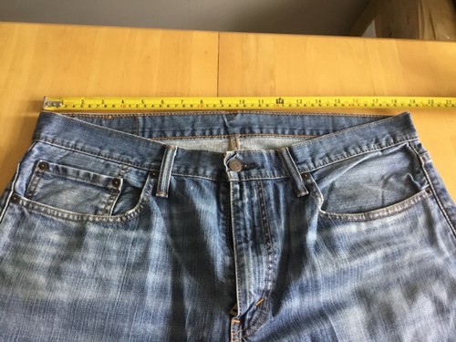 LEVI'S 559 W36 L30 Used Jeans Blue Denim Relaxed Straight.Free postage in the UK - Picture 14 of 24