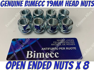 Alufelgen Bimecc S offene Muttern x 8 M12x1,5 Ford Activa B max Bantum Capri 