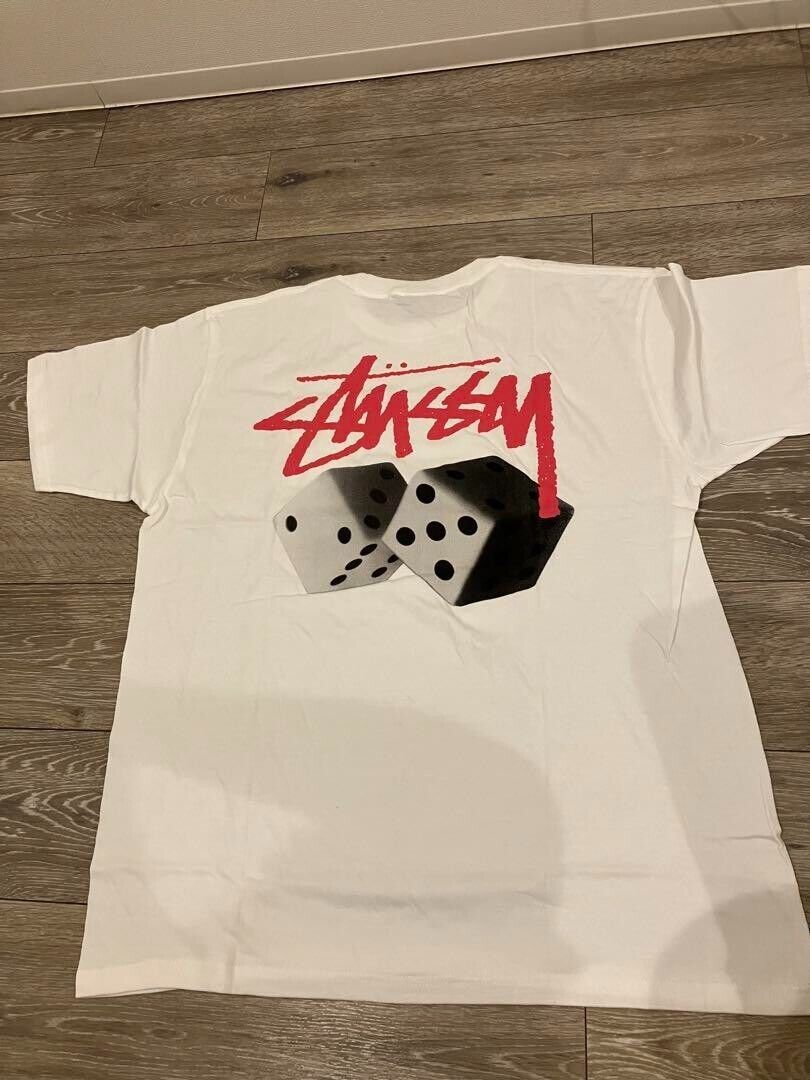 STUSSY Dice Tee T-shirt White Pink Size L Men | eBay STUSSY Dice Tee T-shirt White Pink Size L Men | eBay