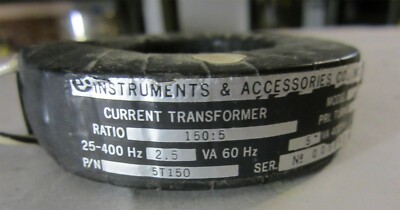 Current Transformer, 150-5 Amp Ratio, Model 5, Part # 5T150