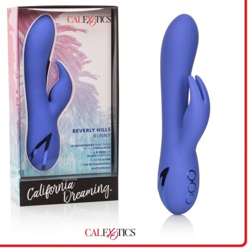 Dong_Vibrator Rabbit Ricaricabile Beverly Bunny Hills G Spot Silicone Vibe x Sex - Afbeelding 1 van 12