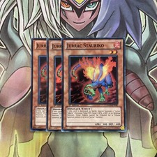 HA03-EN041 x3 Jurrac Stauriko Super Rare Excellent Condition Yugioh 