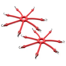 2PK Tire Chain 0217 Light Truck Rubber Adjuster Spider Bungee Fits 11"-16" Rims