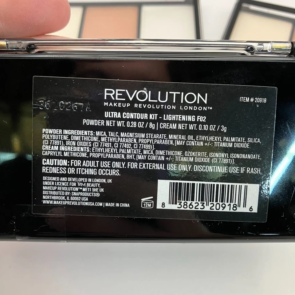 Revolution Ultra Cream Contour Kit Lightening Contour F02 0.28 OZ Pack Of 3 Pcs - Image 3 of 4