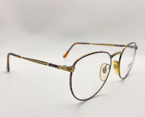 Gafas vintage GUESS monturas redondas de metal tortuga | unisex de los años 80/90 | nuevas de stock Foto 4 de 4