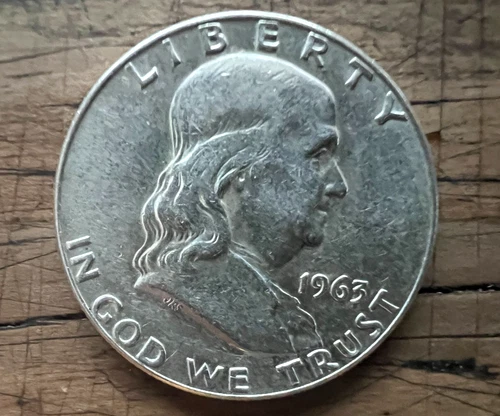 1963 Franklin Half Dollar Uncirculated "D" Mint, ships FREE!