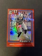 2017 Donruss Optic - 1981 Tribute Amari Cooper #33 Red Prizm /99