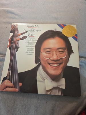 CBS MASTERWORKS 1983 DIGITAL Bach YO-YO MA Sonatas for Viola COOPER Ĺ