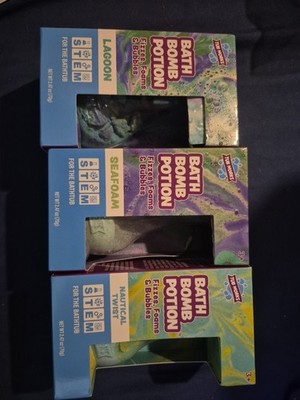 Stem Bath Bomb Potion Set Of Three New Super Neat!