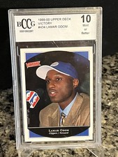 Lamar Odom - 1999-00 Upper Deck Victory Rookie Card BCCG Gem Mint 10. rookie card picture