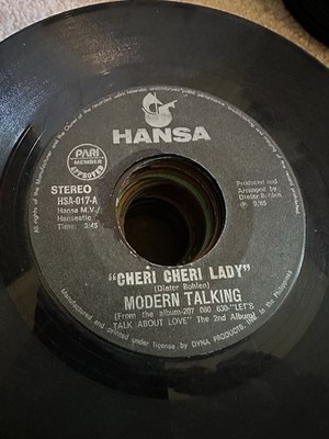 Modern Talking 45 rpm Philippines 7'' Cheri Cheri Lady