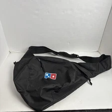 Dominos Pizza Not Insulated Bag With Sholder Strap Pockets Zippers Rare