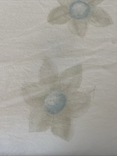 Calvin Klein Delicate Flowers On Cream FULL Duvet Cover Rare Find 80x86