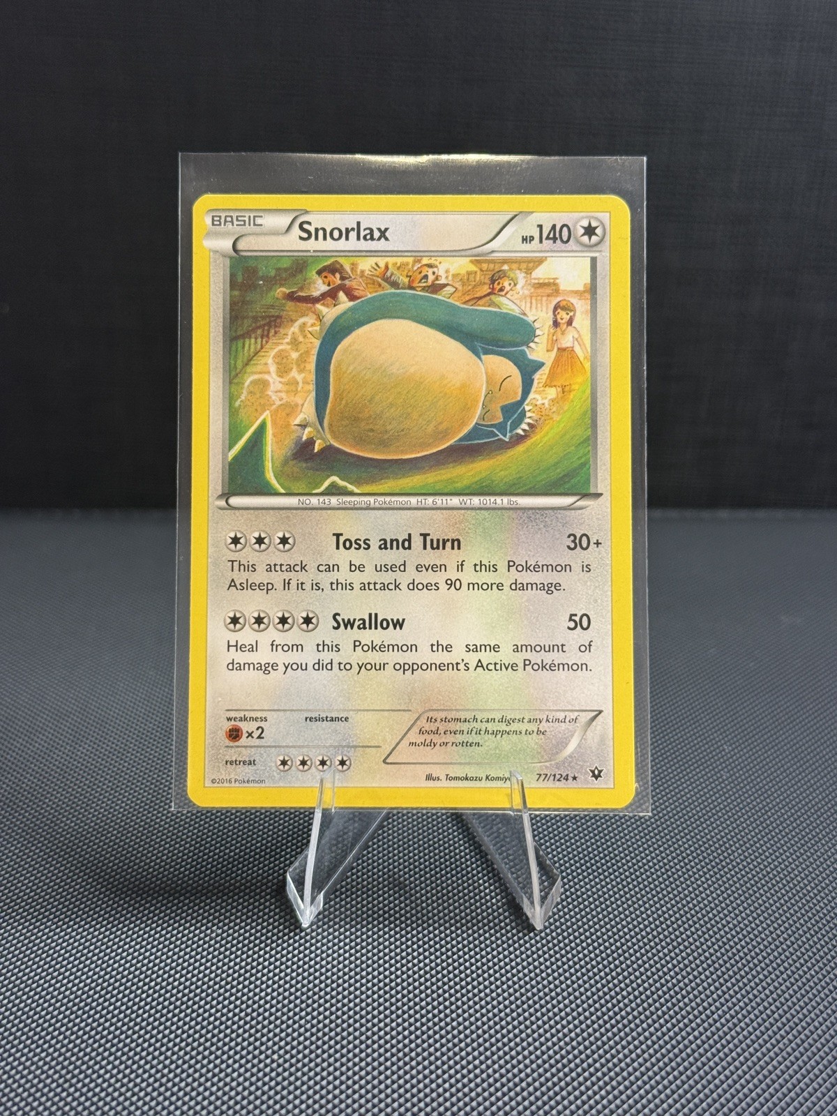 Snorlax 77/124 - Fates Collide - Pokemon Card