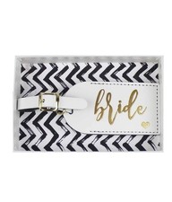Bride Luggage Tag - Mrs. Luggage Tag, Honeymoon Luggage Tags White