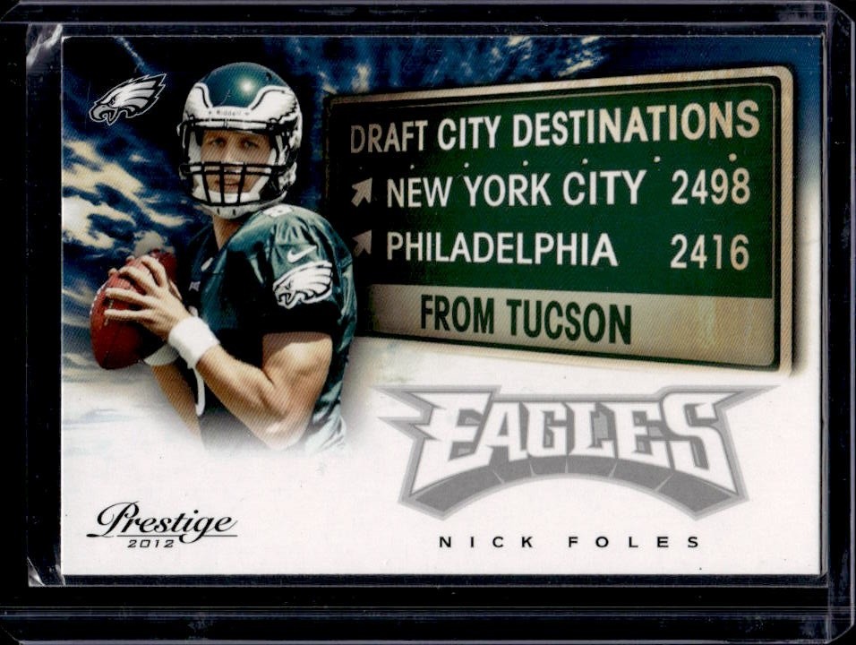 Nick Foles Panini Prestige Draft City Destinations #23 Base